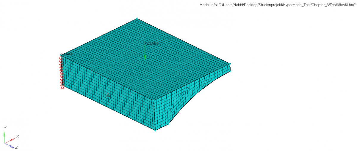 Loads and Constraints on Surfaces HyperMesh Altair Products