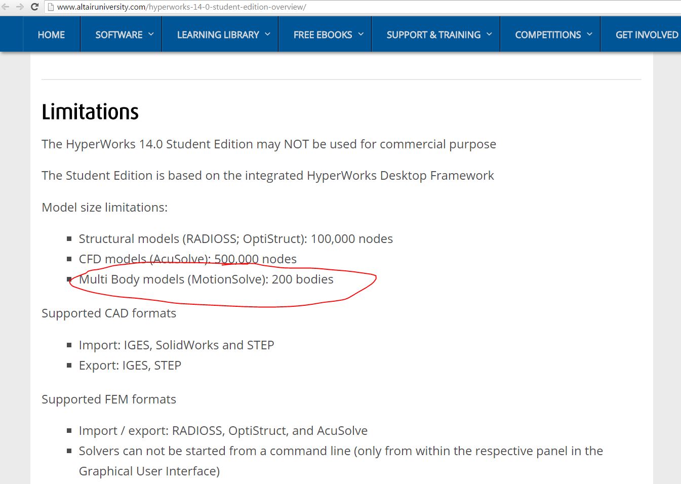 Create RBE2 Spider tab not active in Motionview student version 2017.2 -  MotionView, MotionSolve - Altair Products - Altair Community