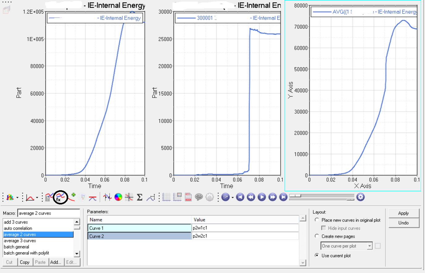 Interpolation/Average of curves - HyperGraph - Altair Products - Altair ...