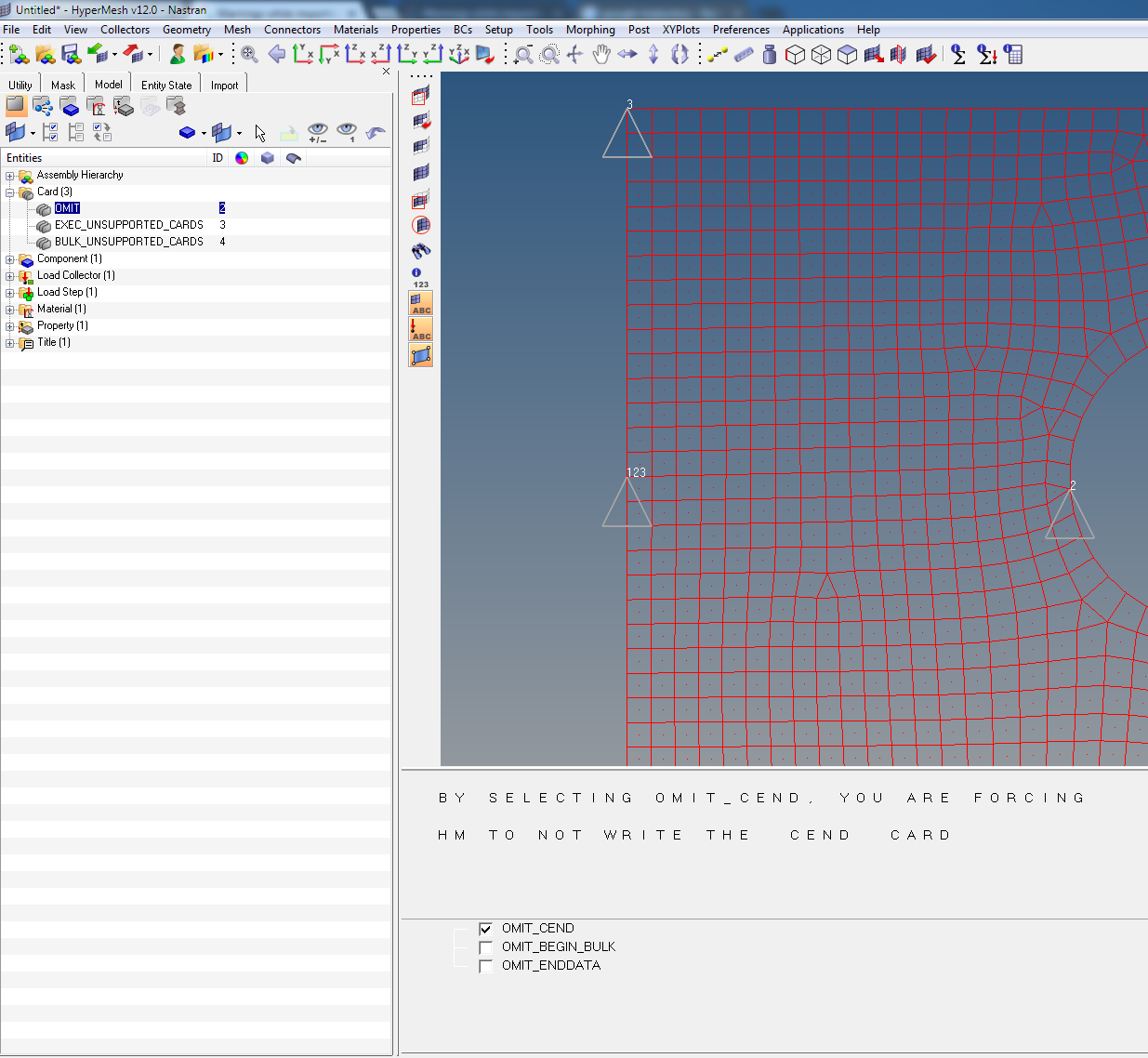 Warnings while importing the files - HyperMesh - Altair Products ...