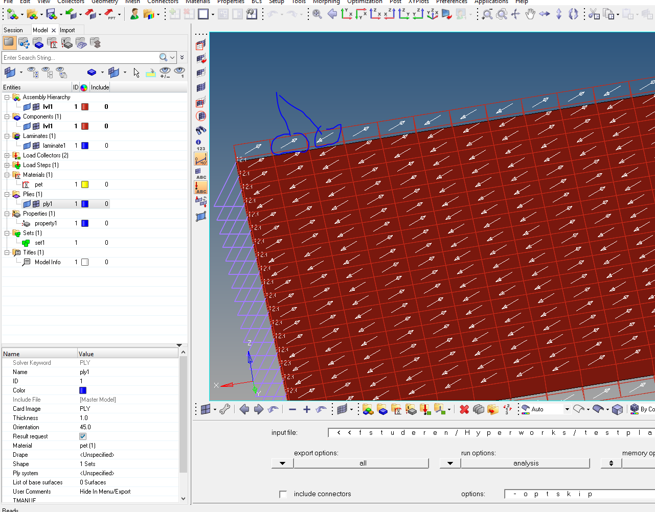 Composite ply - OptiStruct - Altair Products - Altair Community