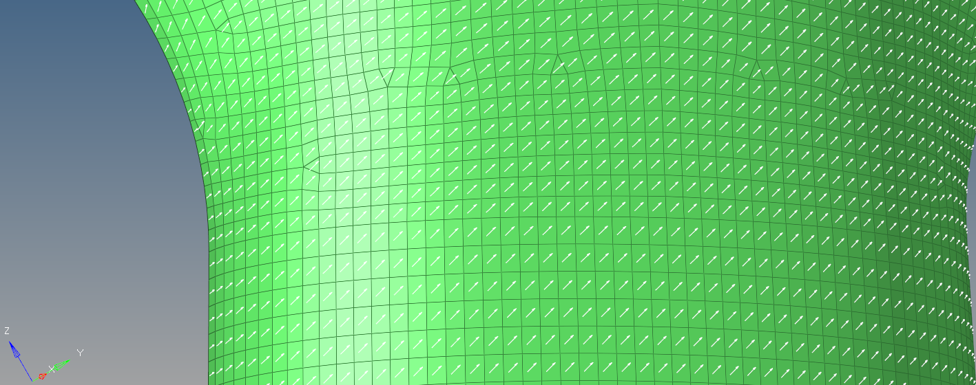 Complex surface composite ply orientation HyperMesh Altair Products