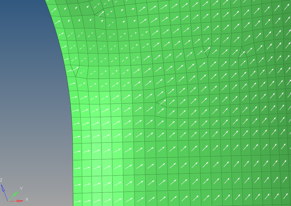 Complex surface composite ply orientation HyperMesh Altair Products