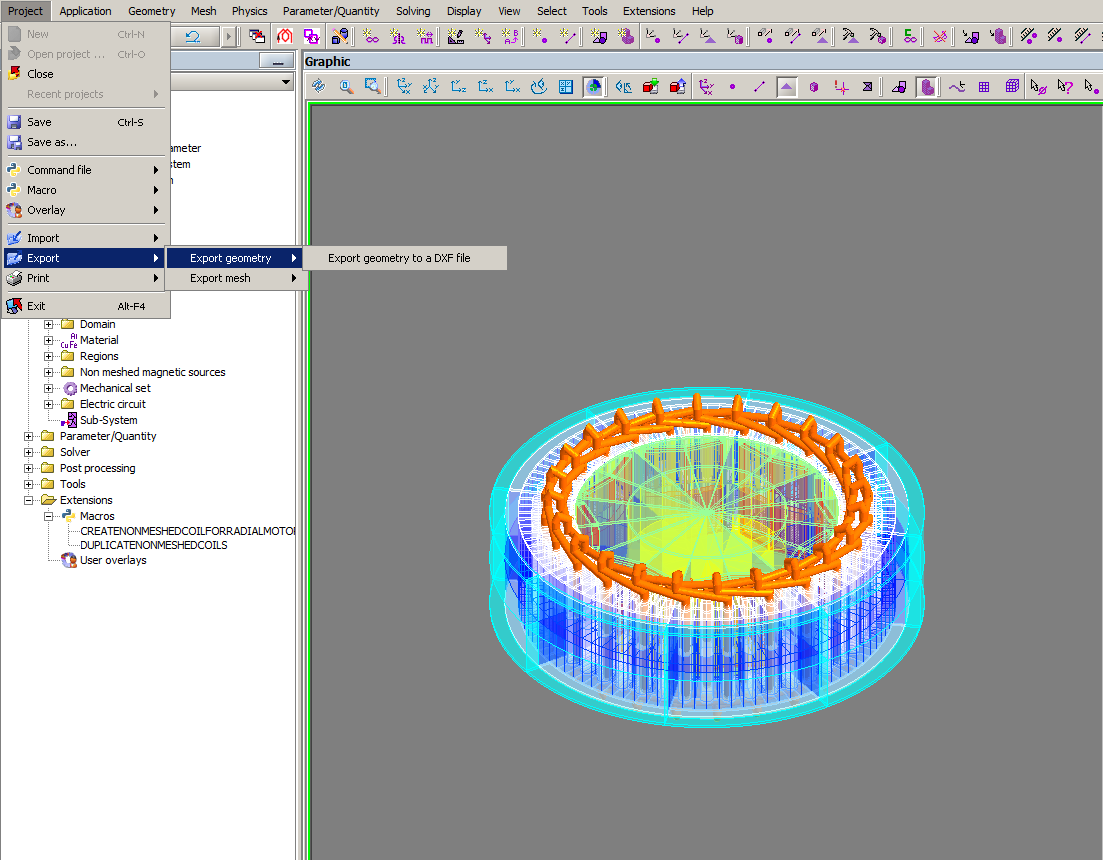 Export Geometry 3D Flux To CAD File - Flux - Altair Products - Altair ...