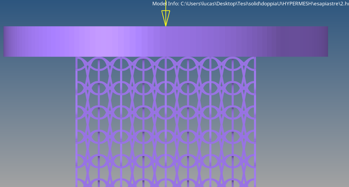 Compression test HyperMesh Altair Products Altair Community